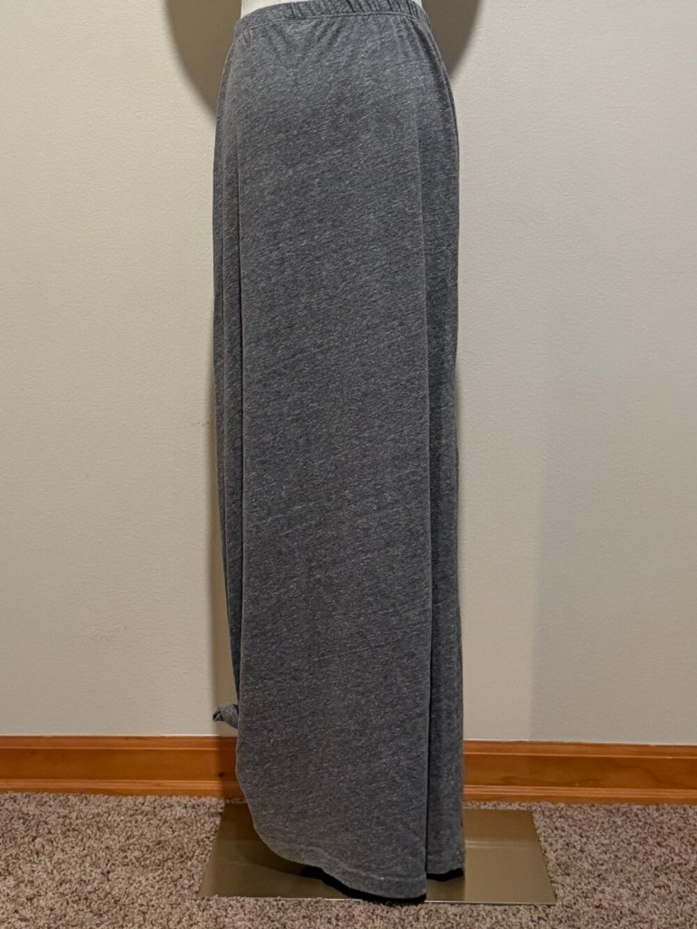 Happening in the Present Beach Coverup Maxi Skirt Gray M Summer Boho - Picture 4 of 6